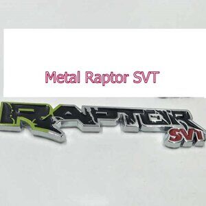 FORD TRUCK RAPTOR SVT Side Rear Trunk Emblem Decal Badge Sticker 4-3/4" X 1"